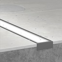 Profile LED Etanche en Aluminium  PROLIGHT+ avec Profilé en PVC étanche anti-UV   pour éclairage linéaire  2m I IP20