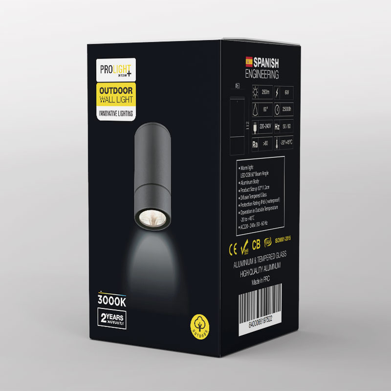 Spot LED Extérieur Gris Foncé PROLIGHT +