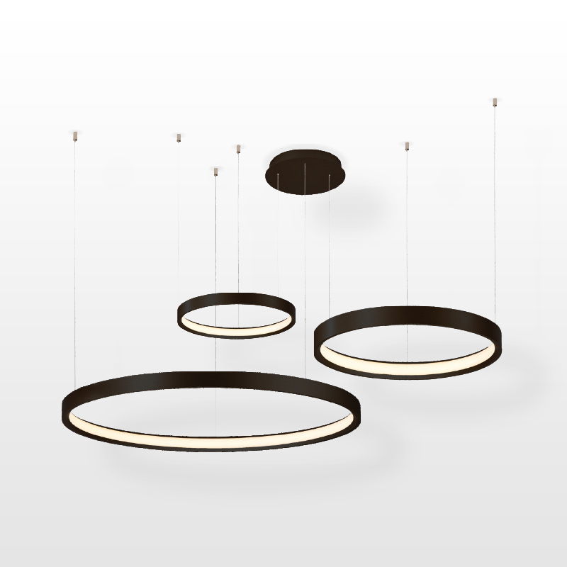 iBruzzi Lustre Cassaro Noir Sable 130W 3000K-4000k 