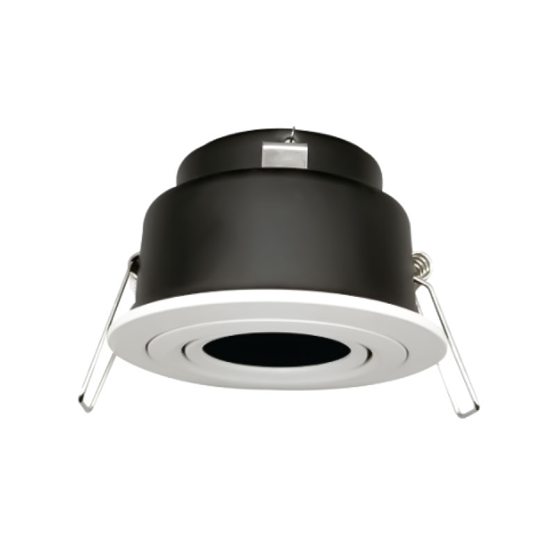 Support de Spot Rond Orientable Blanc  PROLIGHT+ 