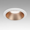 Support de Spot Rond Blanc et Rose Gold Orientable PROLIGHT+  