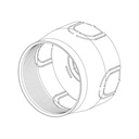 VIMAR Boîte d'Encastrement Ronde ø 60 mm pour Maçonnerie Bleu