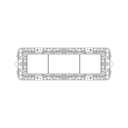 VIMAR Support de montage 7 modules, avec vis, pour boîtes d'encastrement 6/7 modules