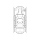 VIMAR Prise RJ45 avec connecteur Netsafe Cat. 6, blindée, câblage universel T568A/B, 8 contacts, bornes autodénudantes sans outil, blanc