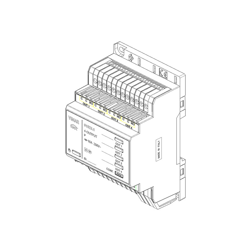 VIMAR Actuateur 4 sorties 250V 16A KNX