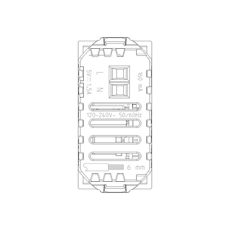 VIMAR Alimentation USB C 5V 1,5A 1M blanc