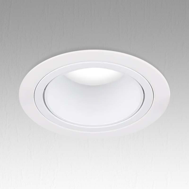 Support de Spot Rond Orientable Blanc  PROLIGHT+ 