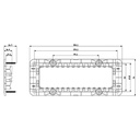 VIMAR Interrupteur 1P 16 AX 250 V~, blanc. Maxi 200 W pour lampes autoballastées