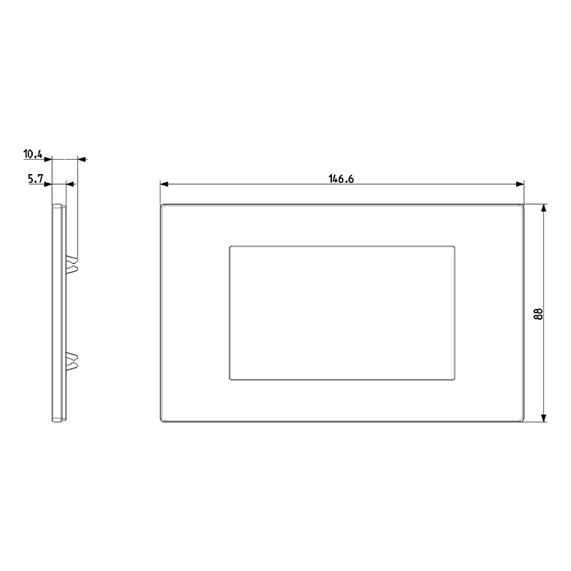 VIMAR Interrupteur 1P 16 AX 250 V~, blanc. Maxi 200 W pour lampes autoballastées