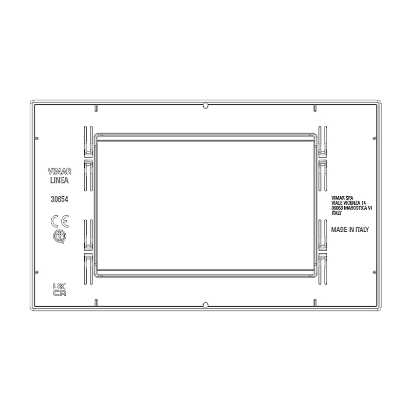 VIMAR Interrupteur 1P 16 AX 250 V~, blanc. Maxi 200 W pour lampes autoballastées