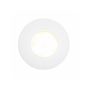 Couvercle Rond Blanc Sable en Aluminium pour Spot Encastré Etanche Prolight+