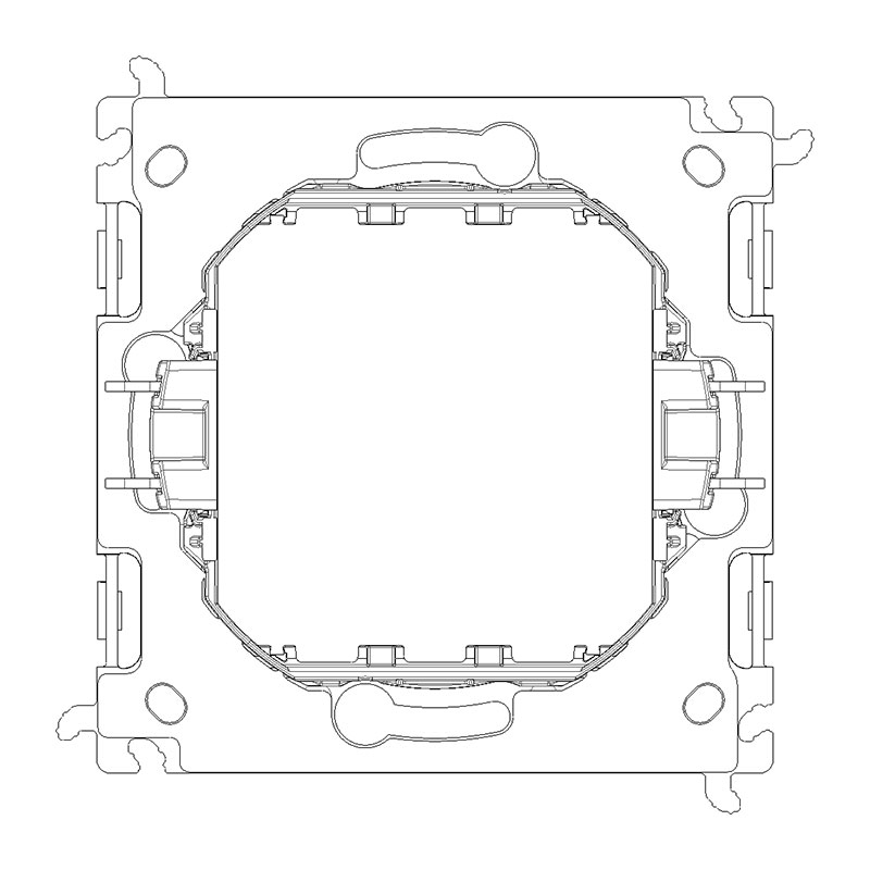 VIMAR Interrupteur 1P 16 AX 250 V~, blanc. Maxi 200 W pour lampes autoballastées