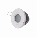 Support de Spot Blanc Sable Rond Etanche Encastrable Prolight+ IP65 