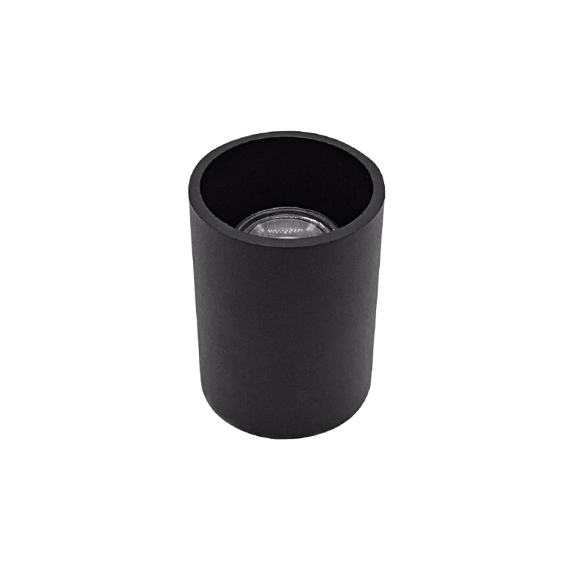 Support de Spot Cylindrique Apparent Etanche Noir IP65 Prolight+