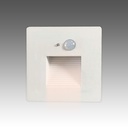 Spot Contremarche LED Rectangulaire Blanc avec détecteur de mouvement PROLIGHT+