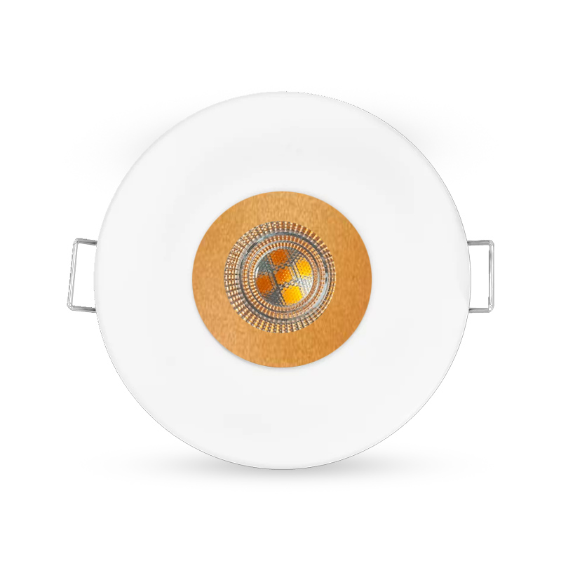 Support de Spot Blanc Gold Rond  Encastrable Prolight+ IP65