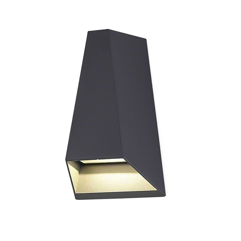 Applique dimmable design moderne applique murale noir lampe de salon  laiton, variateur interrupteur CCT, aluminium, LED 22W 2800Lm, LxH 13x47 cm, ETC Shop: lampes, mobilier, technologie. Tout d'une source.