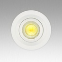 Support de Spot Rond Blanc Orientable  PROLIGHT+  