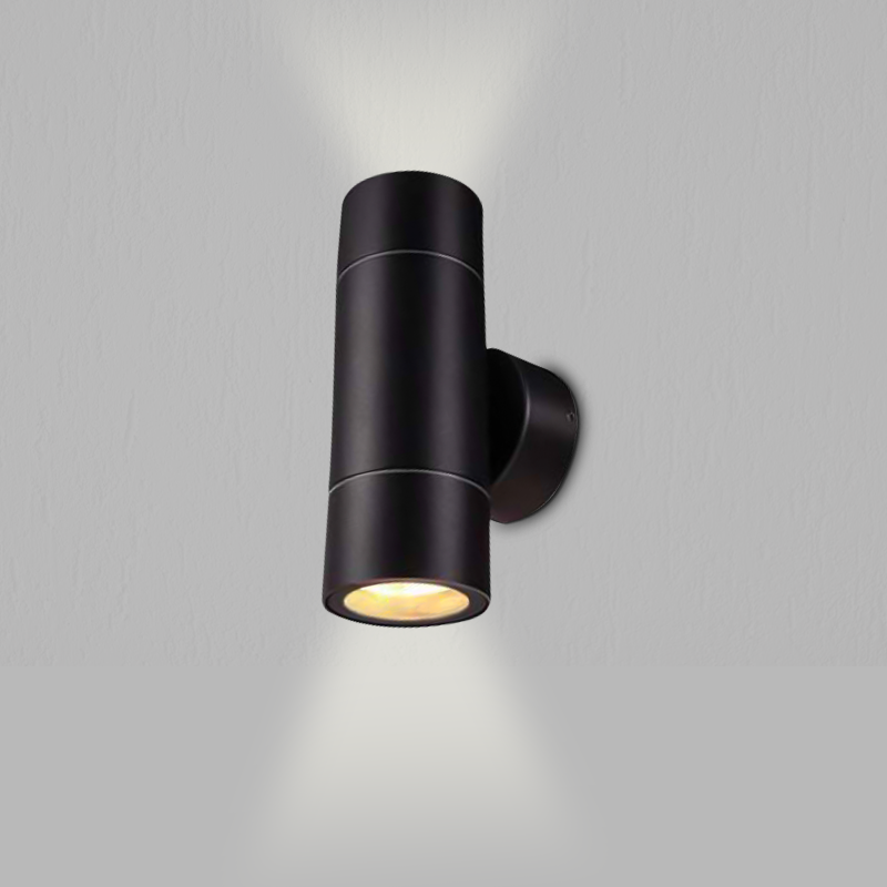 waterproof outdoor wall light for two gu10 led lamp