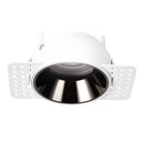 Support de Spot  Blanc et Chrome Foncé PROLIGHT+