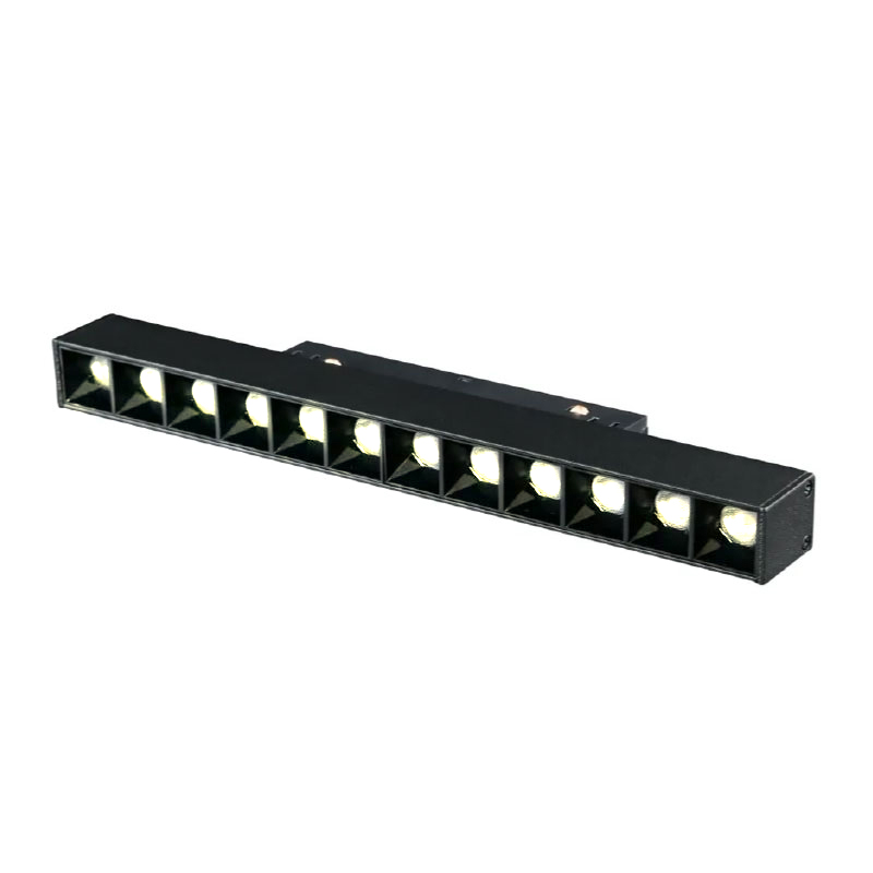 Luminaire LED Magnétique Noir Fixe  18W