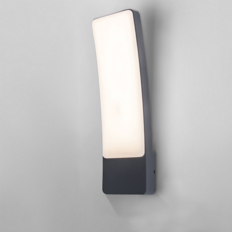 Fixed waterproof wall sconce for outdoor lighting