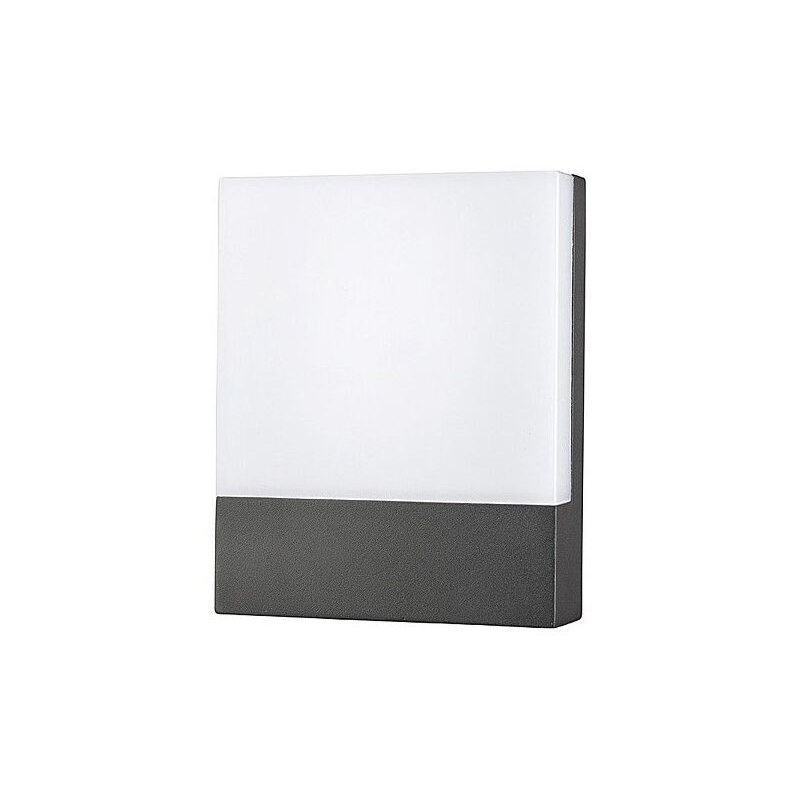 Applique murale led gris foncé pour éclairage extérieur en aluminium avec SMD LED IP54 / 8W / 3000K