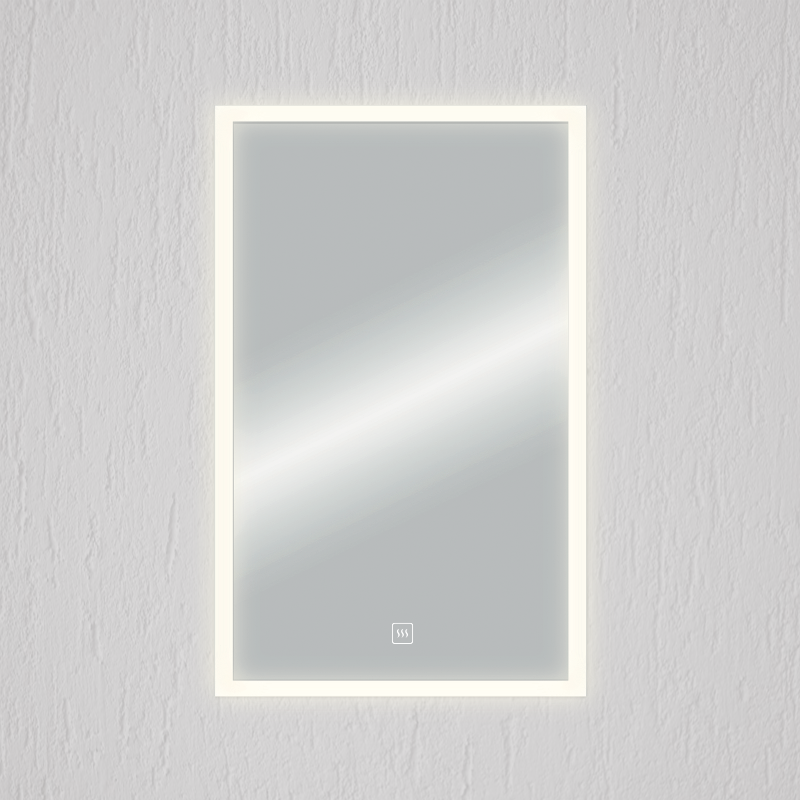 miroir led rectangulaire avec désembuage intelligent