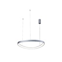 iBruzzi Pendant Light Imperia Brushed Shining Silver brown 60W 