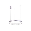 iBruzzi Pendant Light Lenna Brushed Shining Silver brown 60W 