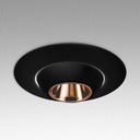 Black and Gold Orientable Recessed Spotlight PROLIGHT+