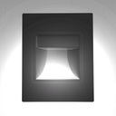 Spot LED Noir Contremarche Carré Intérieur PROLIGHT+