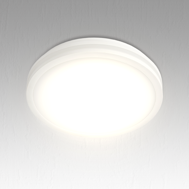 Plafonnier  LED Etanche Rond Blanc 3000K-4000K-6500K  tout en un