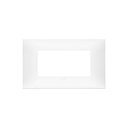 VIMAR 4-module cover plate for 4-module mounting boxes, technopolymer, matt white NEVE UP