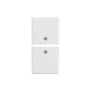 VIMAR KNX Two interchangeable half-buttons, neutral to customize, 1 module, white 