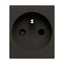 VIMAR Prise SICURY 2P+T FR noir LINEA