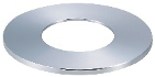 Pure Aluminum Chrome Round Cover for Recessed Spotlight Waterproof diametre.