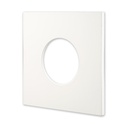 Prolight+ Aluminum Square Cover Sandy White for Waterproof Recessed Spotlight