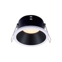 Prolight+ IP65 Waterproof Sand White Black Round Recessed Spotlight Support