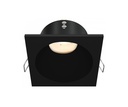 Prolight+ IP65 Waterproof Sand Black Square Recessed Spotlight Support