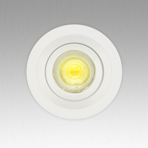 Rcessed Prolight+ spot holder compatible with a GU10 led bulb