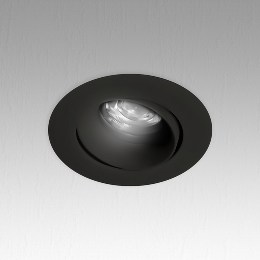 Round spot fitting compatible with lamp LED GU10 