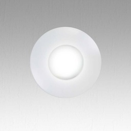 white anti fog recessed round spotlight holder for kitchen and bathrooms