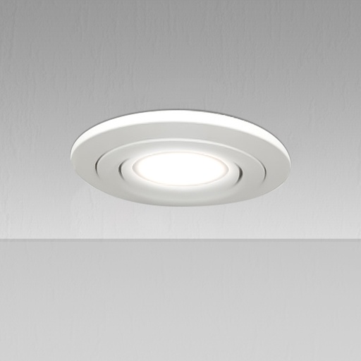 round indoor spot fitting compatible with lamp LED GU10 