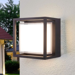 Applique LED murale  carré  pour eclairage extérieur  avec 3000K blanc chaud et  IP54 