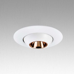 Spotlight 3W  Encastrable Orientable blanc et gold