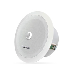 Ceiling/ Ceiling speaker with 8 inch woofer, rated power of 10W/ 20W, frequency response of 90Hz--20KHz/ and sensitivity of 95 dB.