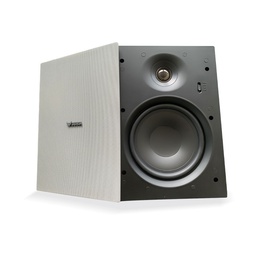 Wall mounted speakers with 6.5 inch woofer, rated power of 100W/ impedance of 8Ohms speakers/ frequency response of 90Hz--20KHz/ and sensitivity of 88dB.