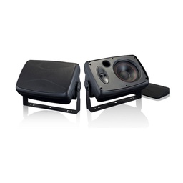 Haut-parleur murale avec Woofer 6 pouces, puissance nominale de 5W/10W/20W/40W / réponse fréquentielle de 90Hz--20KHz / et une sensibilité de 92dB.