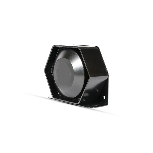 ZERDA alarm speaker with a nominal power of 150W/ impedance of 4/8/11 ohm/ frequency response of 300-5.000hz